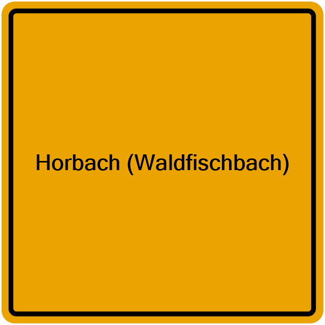 Einwohnermeldeamt24 Horbach (Waldfischbach)